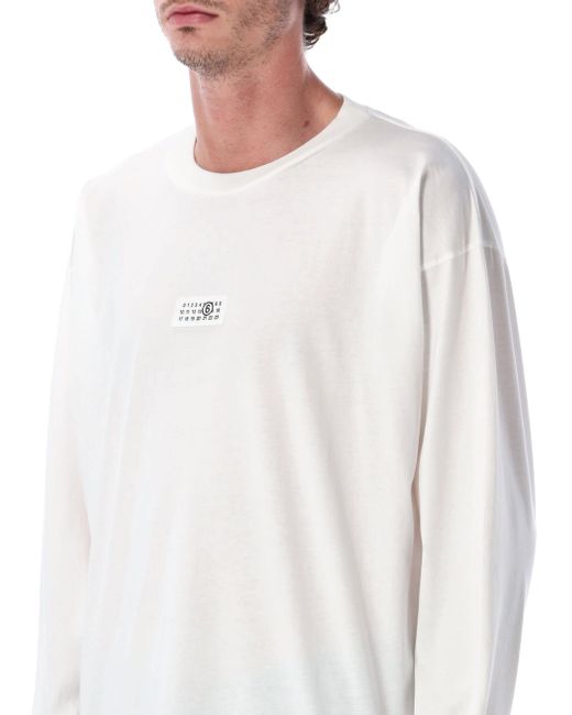 T Shirts and Polos Beige MM6 by Maison Margiela de color White