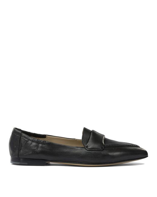Pomme D'or Black Loafers & Slippers