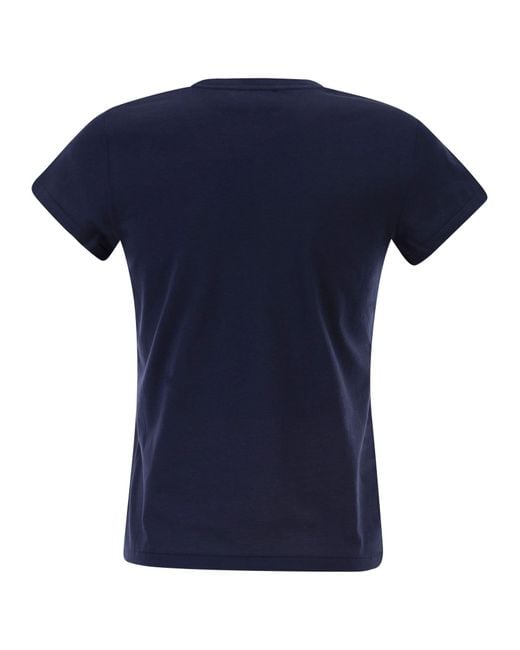 Polo Ralph Lauren Blue Classic Fit Crew Neck T Shirt