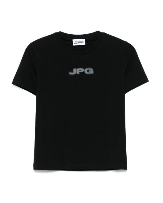 Jean Paul Gaultier Black Stretch Cotton T -Shirt