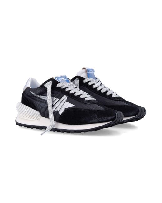 Golden Goose Deluxe Brand Blue Graphic Running Sneakers