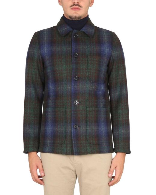Aspesi Blue Tadao Winter Jacket