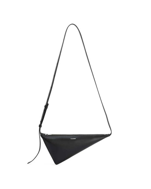 Bolso bandolera triangular Jil Sander de color White