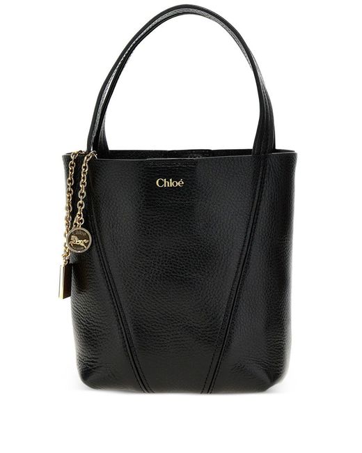 Chloé Black Chloã 'Chloã Spin' Handbag