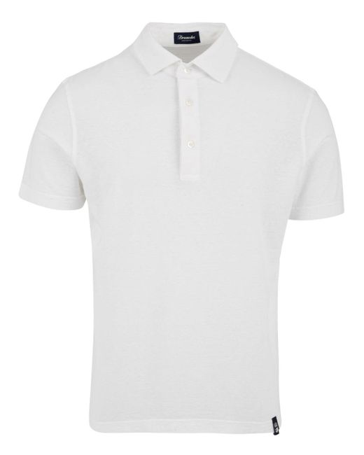 Drumohr T Shirts En Polos Wit in het White voor heren