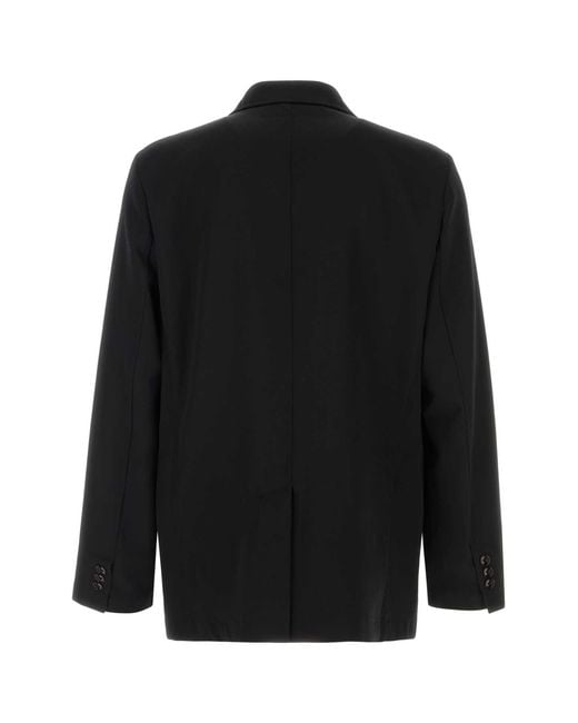 Our Legacy Black Unconstructed Ceremony Blazer for men