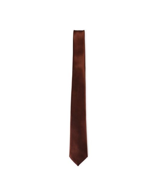 Saint Laurent Black Silk Tie