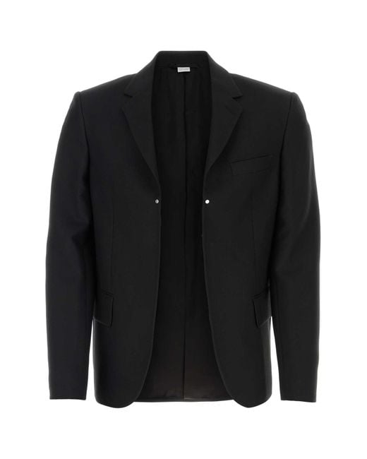 Random Identities Black Polyester Blazer for men