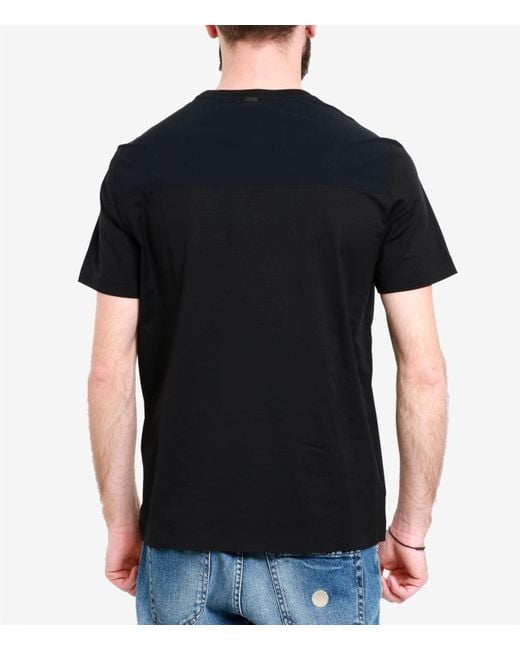 Herno Black T Shirts And Polos for men
