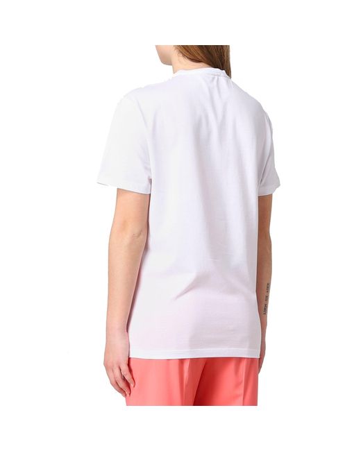 Versace White Logo Cotton T-shirt