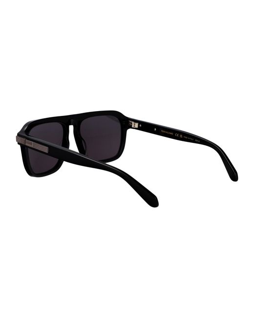 Ferragamo Black Acetate Sunglasses