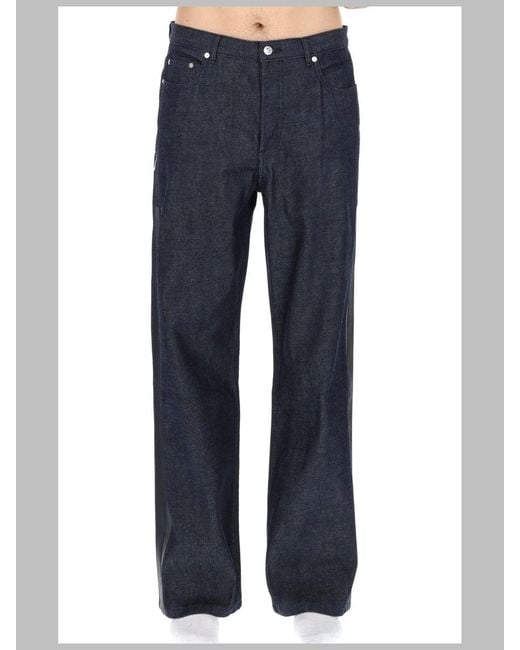 A.P.C. Blue A. P.C. High-Rise Jeans