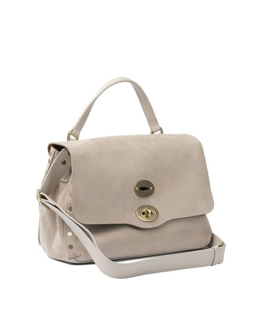 Zanellato Natural Postina Jones Handbags Beige
