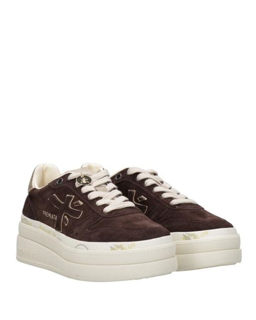 Premiata Brown Sneakers