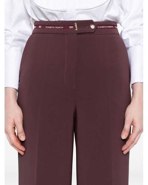 Pantalon franchi Elisabetta rouge Elisabetta Franchi en coloris Purple