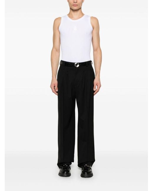 McQueen White Alexander Mc Queen Skull Cotton Tank Top