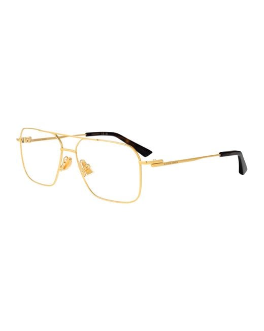 Bottega Veneta Metallic Aviator Optical Bv1384 O 001 for men