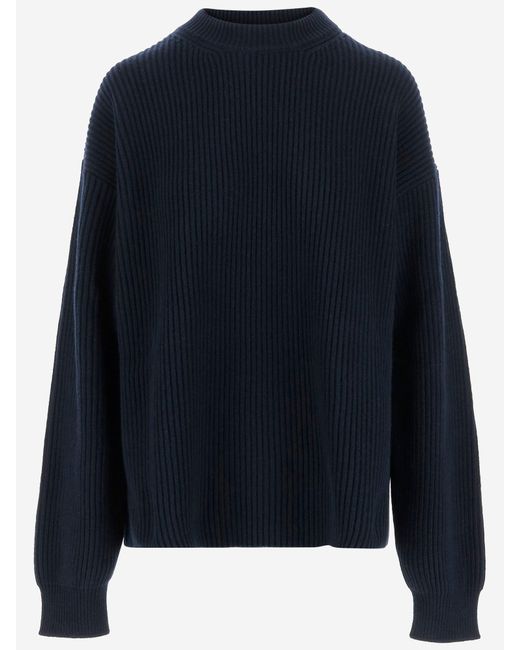 Jil Sander Wollen Trui in het Blue