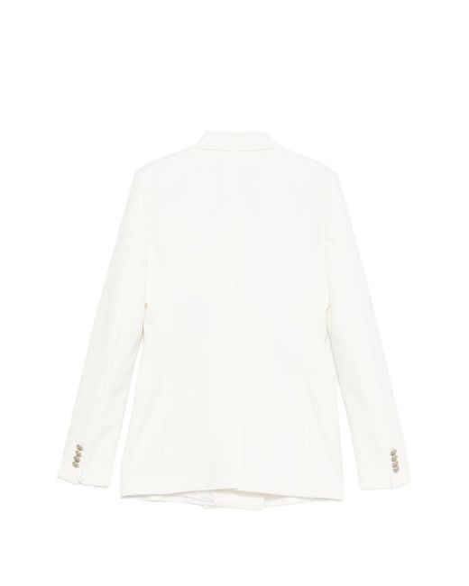 Tagliatore White Double-Breasted Suit