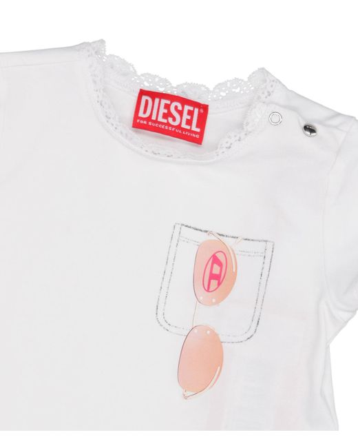 Camisetas y polos blancos DIESEL de color White