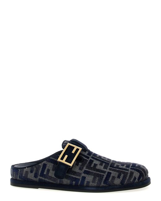 Fendi Feel' Sabots in Black for Men | Lyst