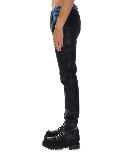 Purple Brand Blue Denim Pants for men