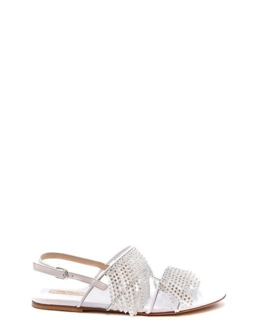 Polly Plume White Sandals