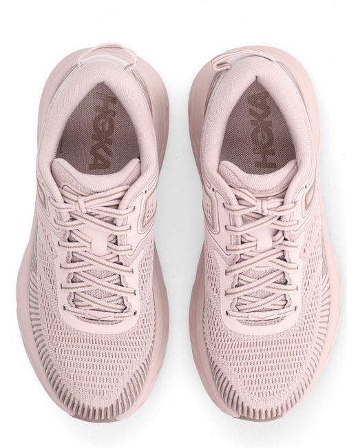 Hoka One One Brown "Bondi 7" Sneaker