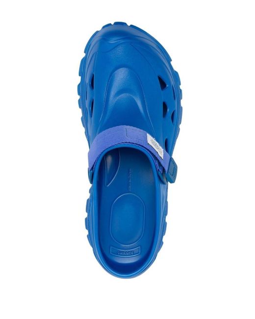 Suicoke Blue Mok Touch-Strap Mules