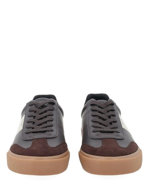 Boss Brown Sneaker With Logo for men