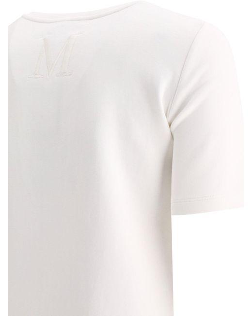 Max Mara "fianco" T -shirt in het White