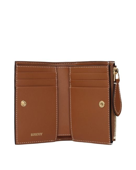 Burberry Natural Wallet Fabric