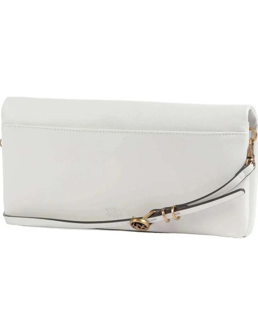 Pinko White Click Soft Horizontal Classic