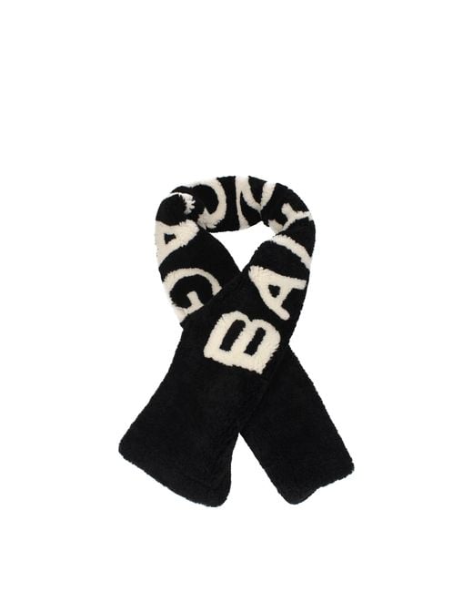 Balenciaga Black Scarves Männer Lamm schwarz