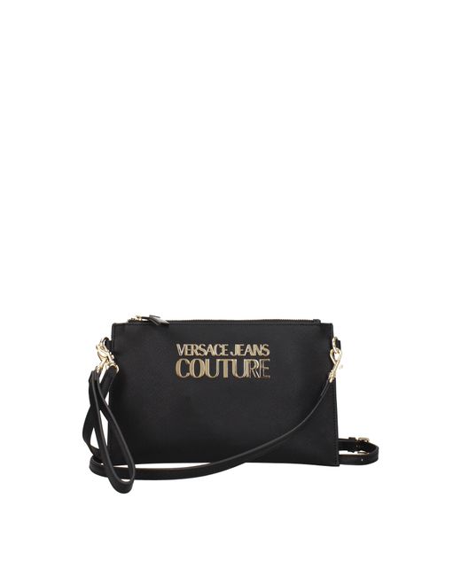 Versace Jeans Black Pochette Couture Polyurethane