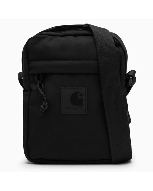 Carhartt Black Recycled Polyester Shoulder Bag for men