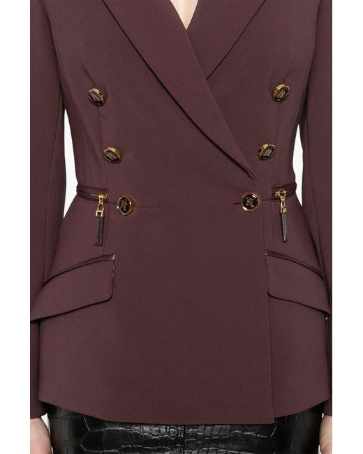 Elisabetta Franchi Purple Jacket