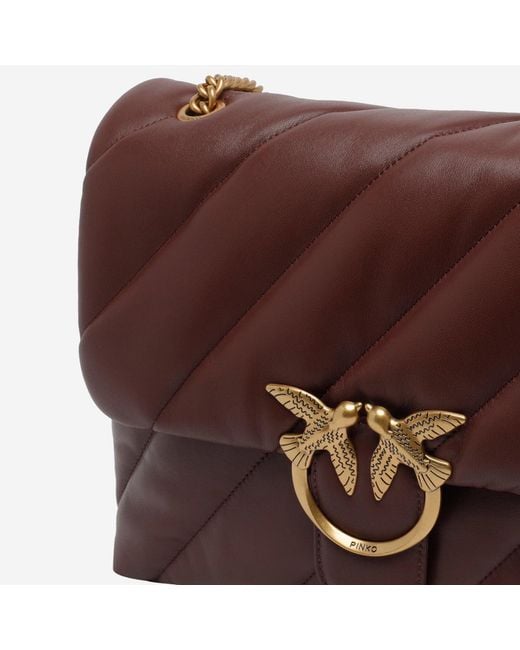 Pinko Brown Big Puff Bag