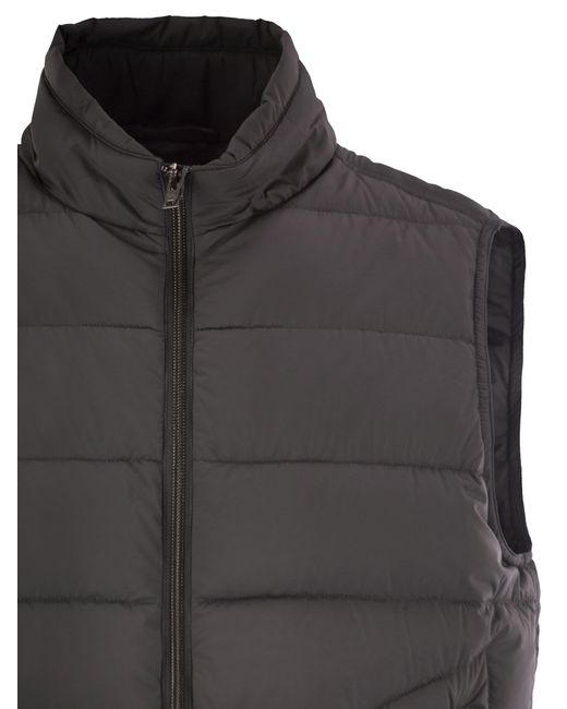 Herno Gray Down-Filled Waistcoat for men