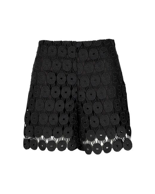 Erika Cavallini Semi Couture Black Shorts
