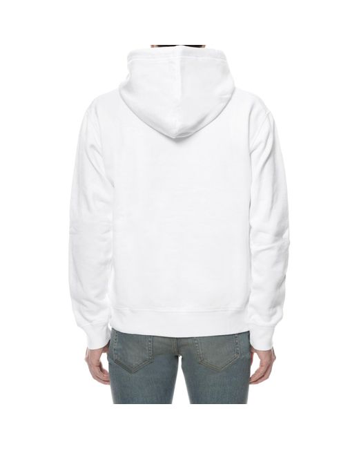 DSquared² Katoenen Capuchon Sweatshirt in het White voor heren