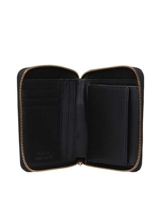 Pinko Black Wallet Leather