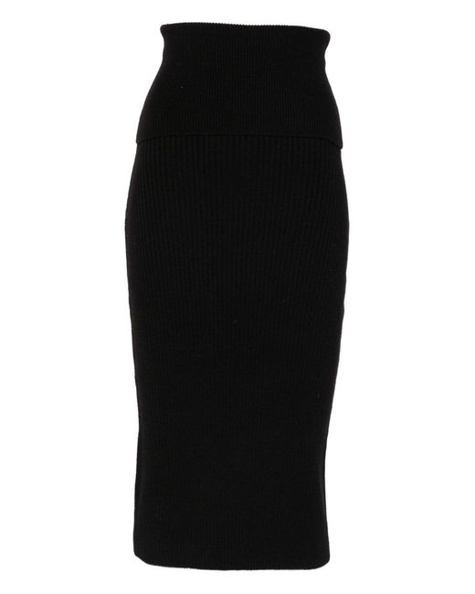 IRO Black Christy Wool Blend Skirt