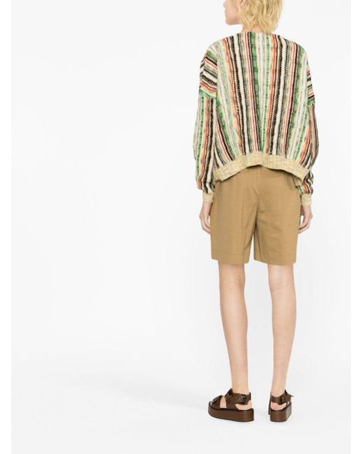 Cárdigan a rayas VITELLI de color Red