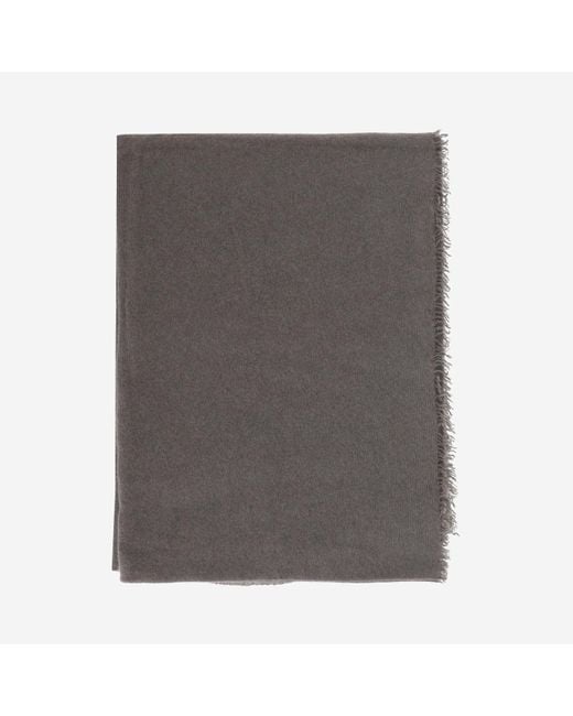 Faliero Sarti Gray Cashmere Scarf for men
