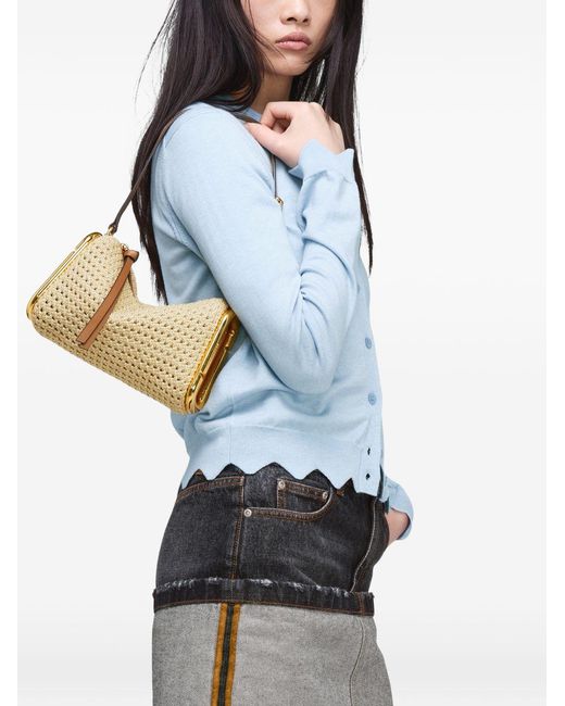 Marc Jacobs Metallic The Juliette Crochet Shoulder Bag