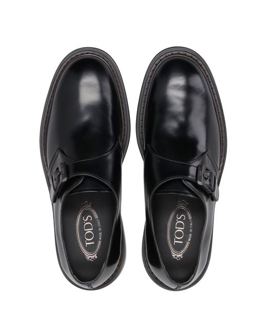 Tod's Black Flat Shoes