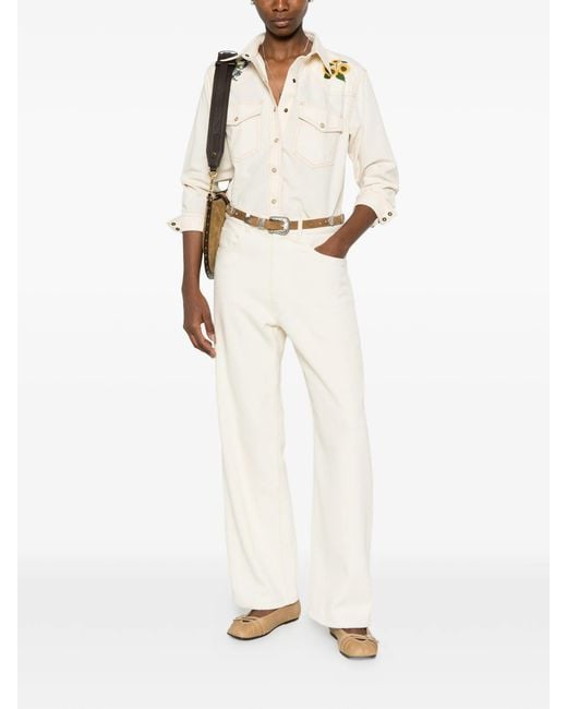 Filson Natural W's Embroidered Western Shirt