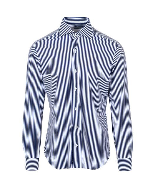Barba Napoli Blue Shirts