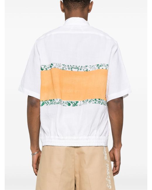 Rhude Chambray Overhemd in het White voor heren